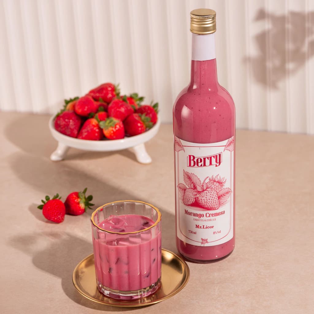 Berry Morango Cremoso, 750 ml