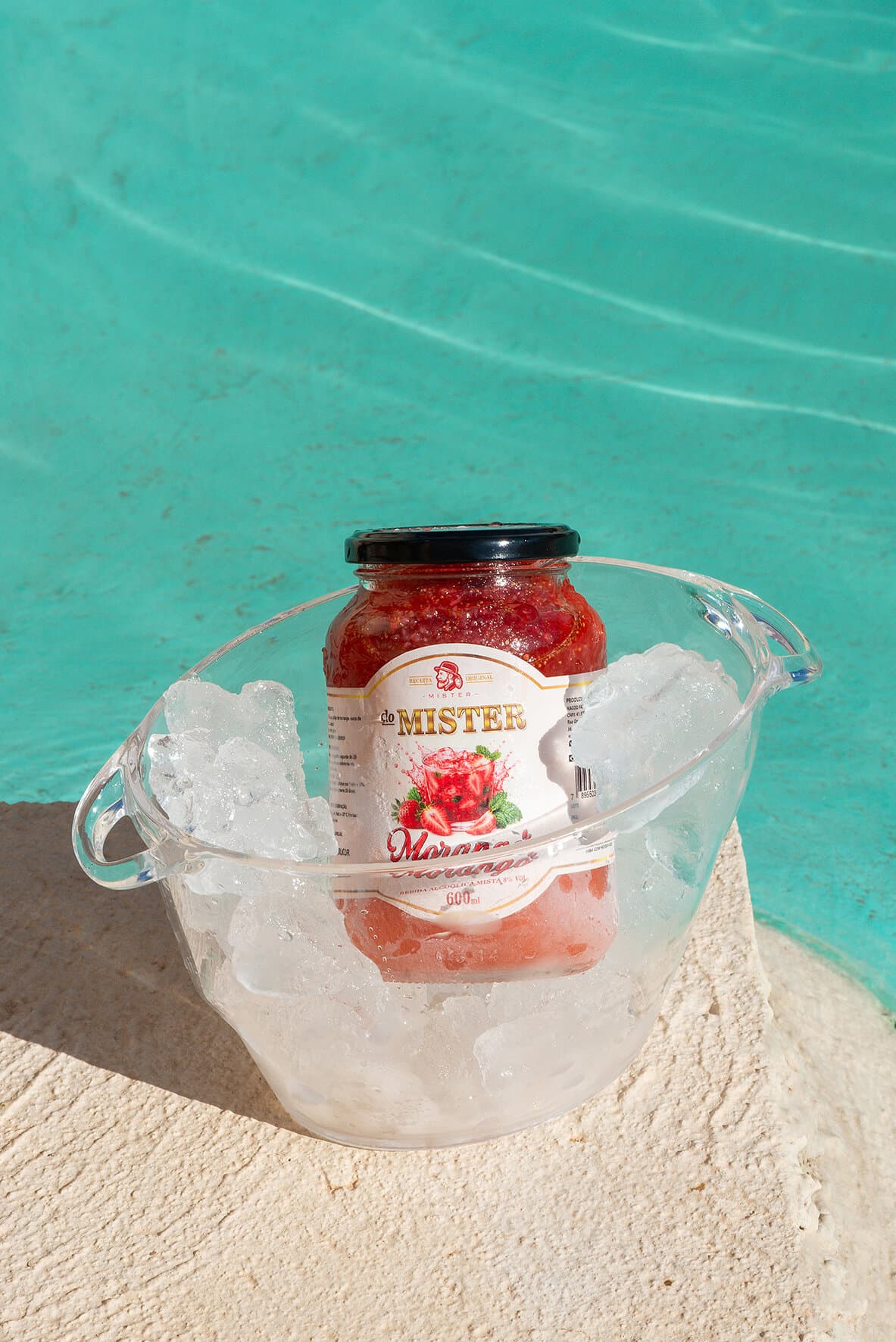 Pote de Mister sabor Morango